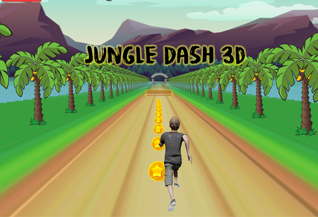 Jungle Dash Challenge 3D Free Play Game